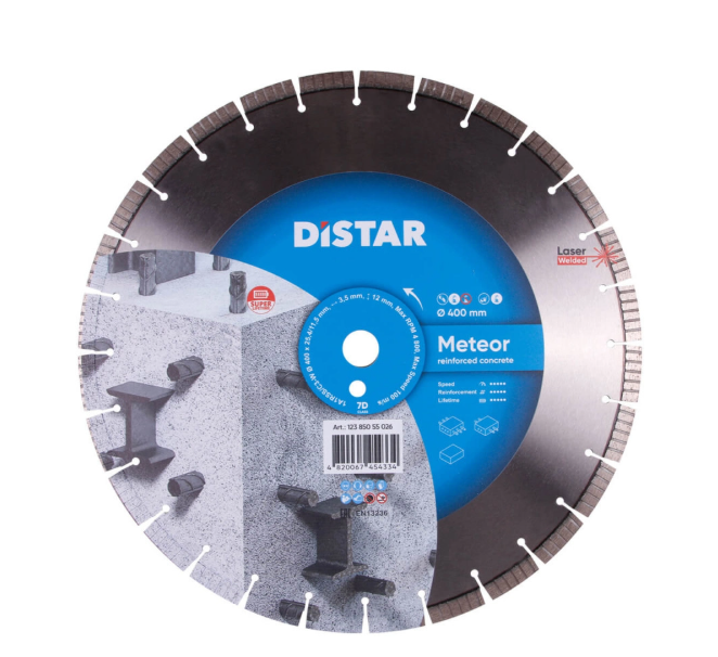 Круг алмазний вiдрiзний DISTAR 1A1RSS 400 Meteor (12385055026)